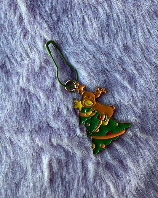 Christmas Charm Stitch Markers for Crochet & Knitting (Set of 3)