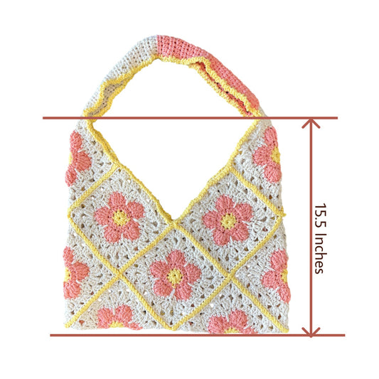 Flower Granny Bag Crochet Pattern