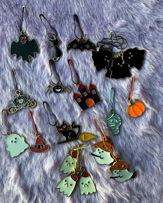 Halloween Charm Stitch Markers for Crochet & Knitting (Set of 3)