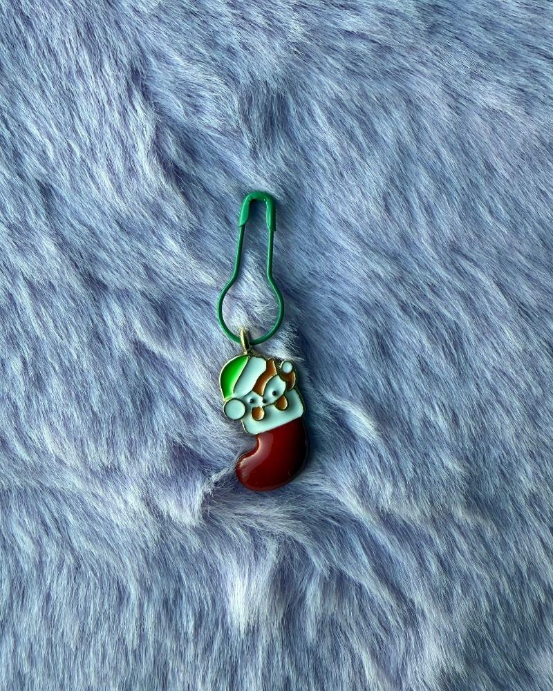 Christmas Charm Stitch Markers for Crochet & Knitting (Set of 3)