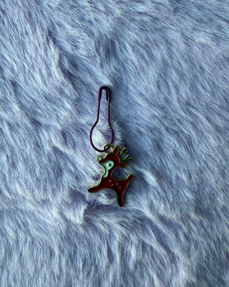 Christmas Charm Stitch Markers for Crochet & Knitting (Set of 3)