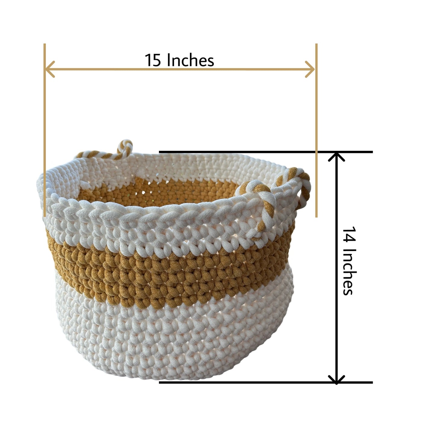Crochet Plush Big Basket Pattern