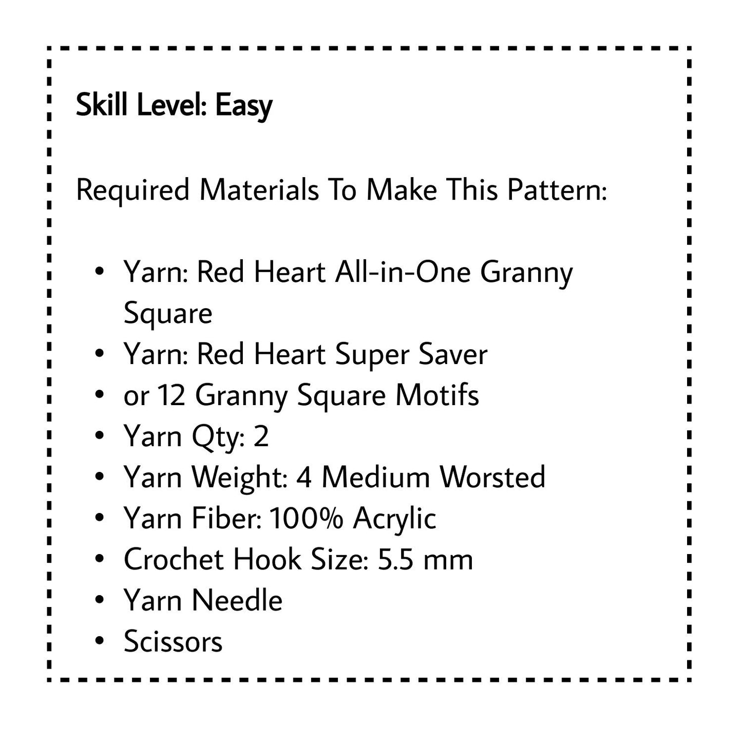 Granny Square Shoulder Bag Pattern