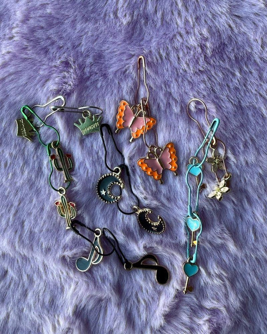 Cute Charm Stitch Markers for Crochet & Knitting (Set of 4)