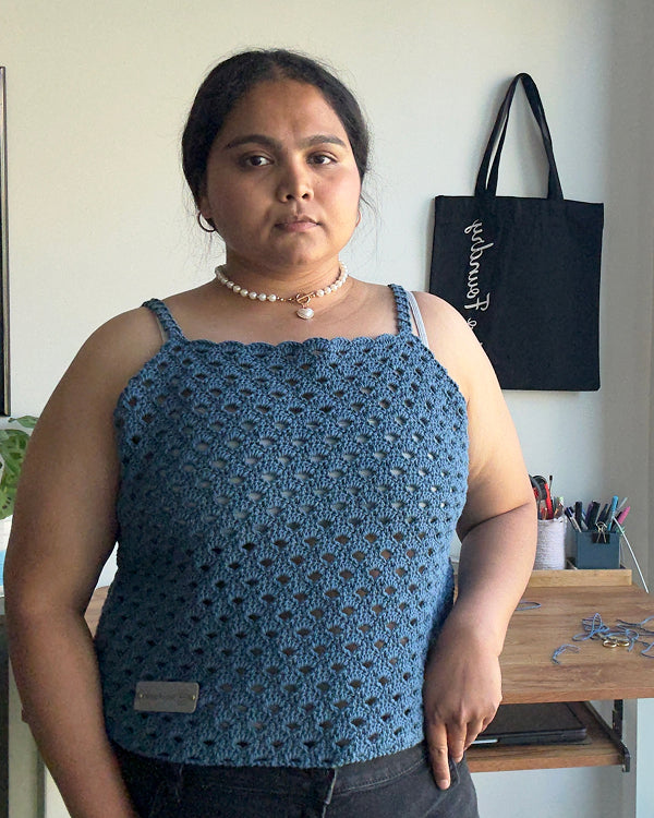 Dome Stitch Summer Crochet Top Pattern – Inclusive Digital PDF (XS–5XL)