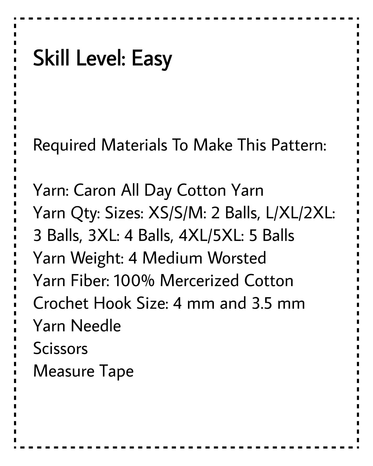 Dome Stitch Summer Crochet Top Pattern – Inclusive Digital PDF (XS–5XL)