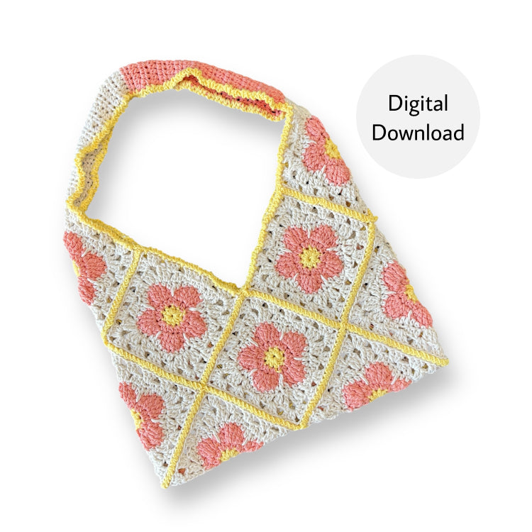 Flower Granny Bag Crochet Pattern