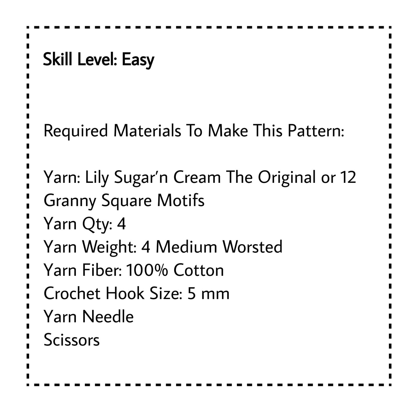 Flower Granny Bag Crochet Pattern