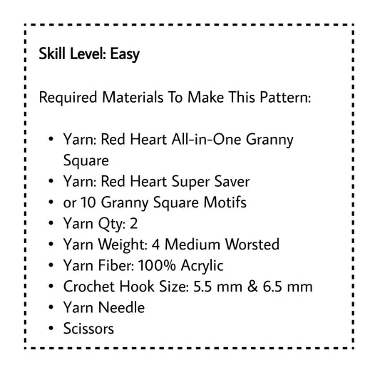 Granny Square Purse Crochet Pattern