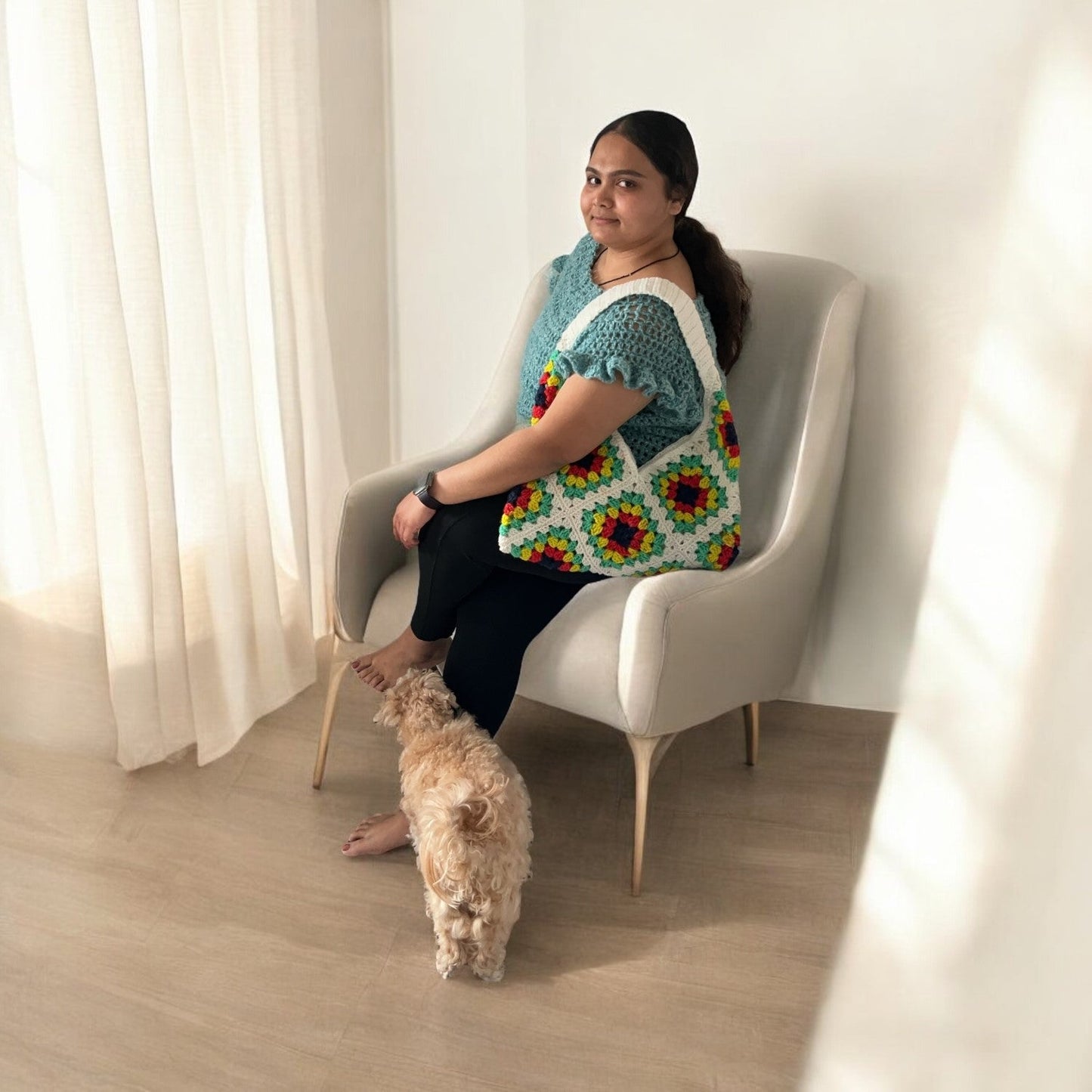 Handmade Granny Shoulder Bag