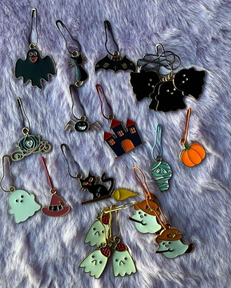 Halloween Charm Stitch Markers for Crochet & Knitting (Set of 3)