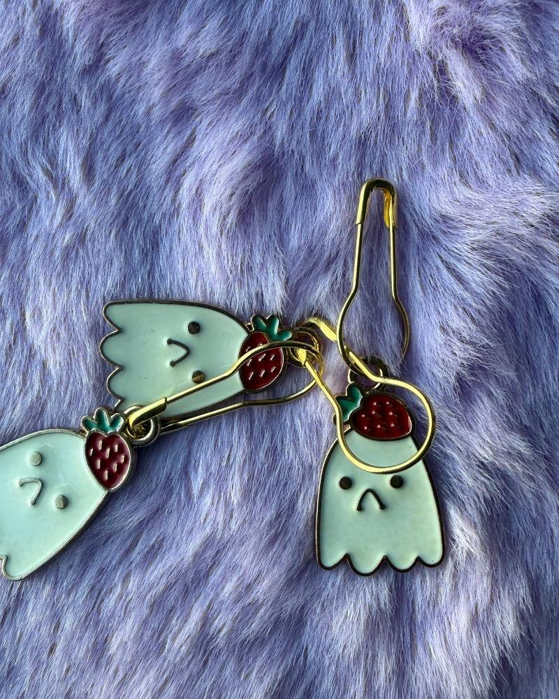 Halloween Charm Stitch Markers for Crochet & Knitting (Set of 3)