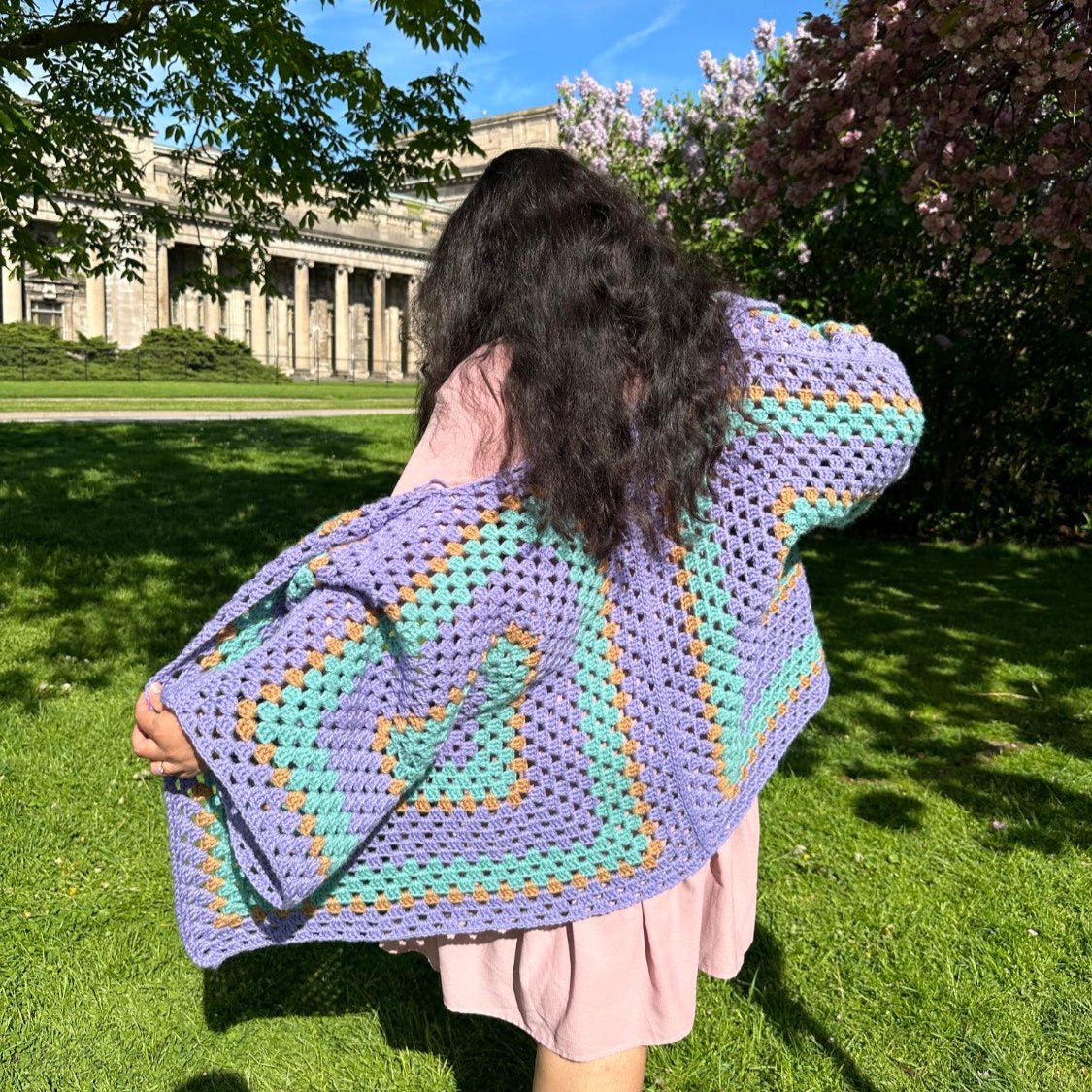 Crochet Hexagon Cardigan Pattern