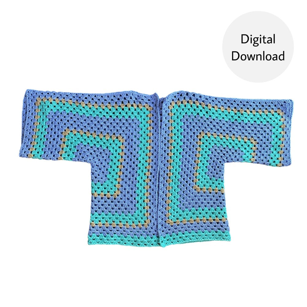 Crochet Hexagon Cardigan Pattern