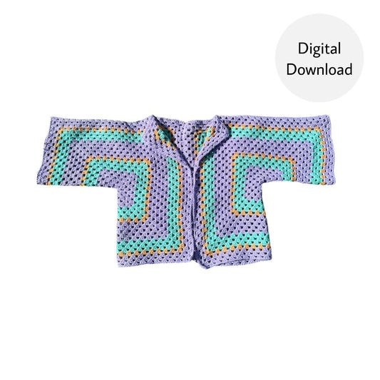 Crochet Hexagon Cardigan Pattern