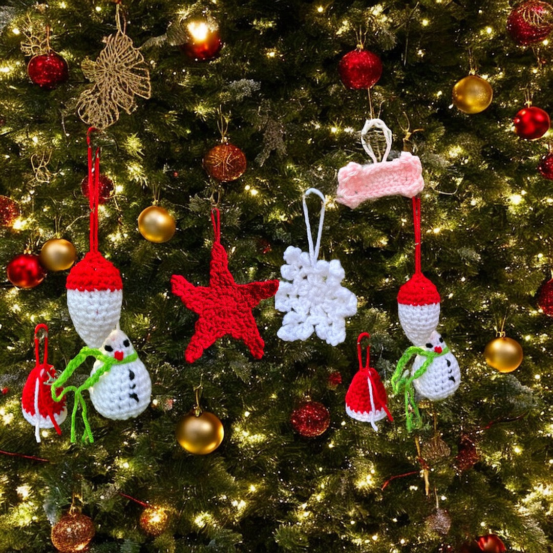 Christmas Tree Ornaments Crochet Pattern