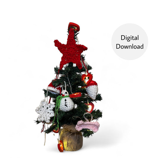 Christmas Tree Ornaments Crochet Pattern